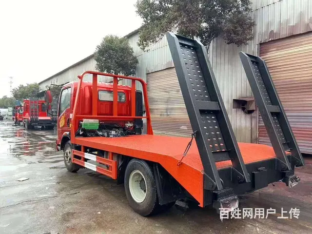 渭南重汽豪曼国五蓝牌平板运输车 上户无忧 - 图片 7