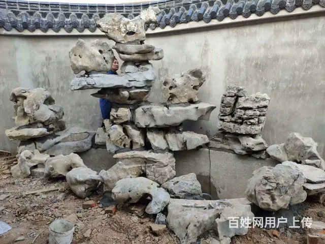 私家庭院鱼池假山的建造服务仪征扬州江都高邮 - 图片 3