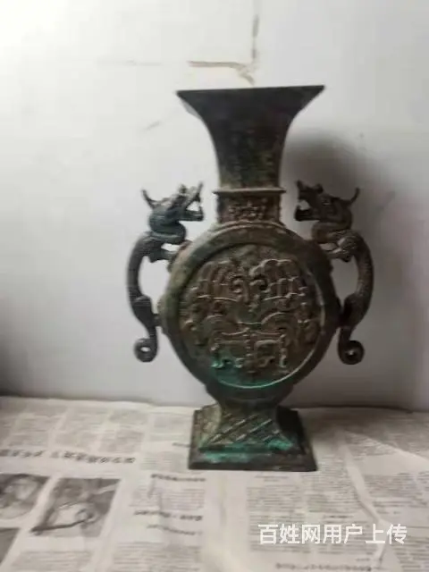 双龙扁壶 - 图片 2