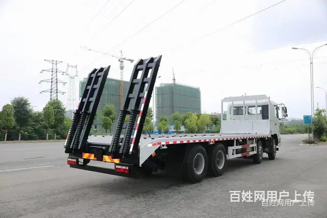 华菱前四后八40吨挖机平板拖车 可分期付款 - 图片 7