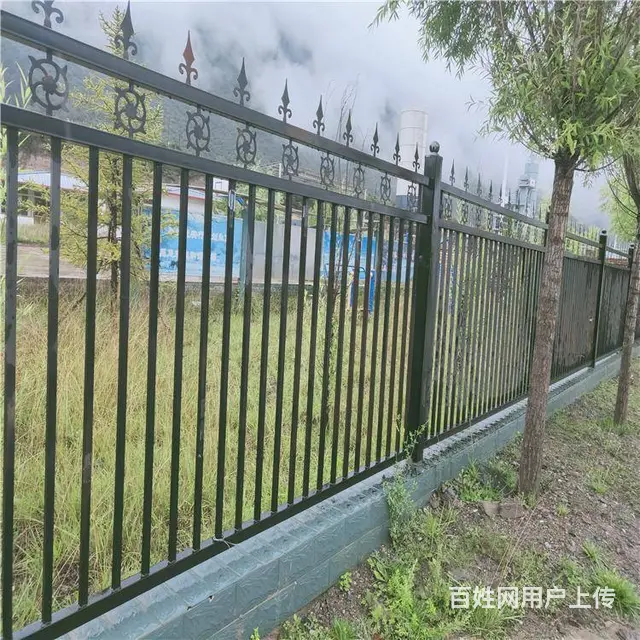 工厂围墙防护栏杆 学校铁栏杆 - 图片 7