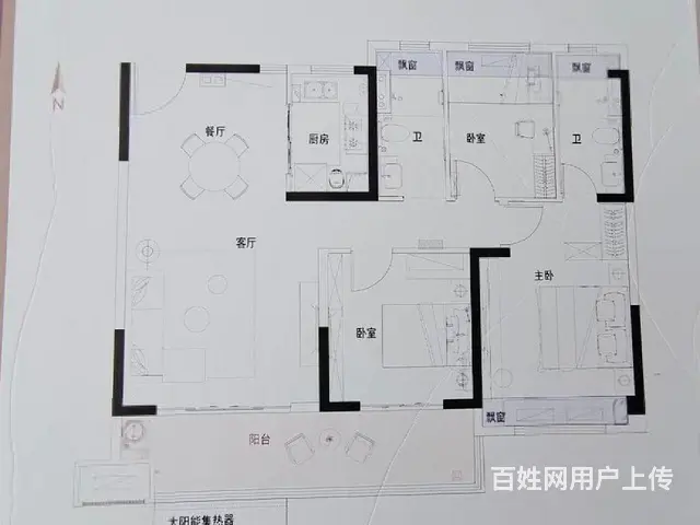 寻找有缘人！聚划算！0契税 送车位家具 南北通透 阳台看湖景 - 图片 11