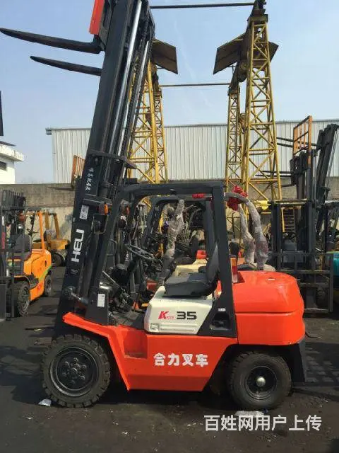 合力3吨九成新柴油叉车 带中钢侧移可进集装箱叉车 - 图片 3