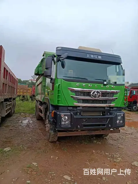 二手后八轮环保车390马力6米货厢红岩杰狮 - 图片 3