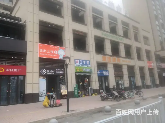 咸阳市中心 人民路 龙湖彩虹郦城 纯一层 临街现铺 即买即用 - 图片 2