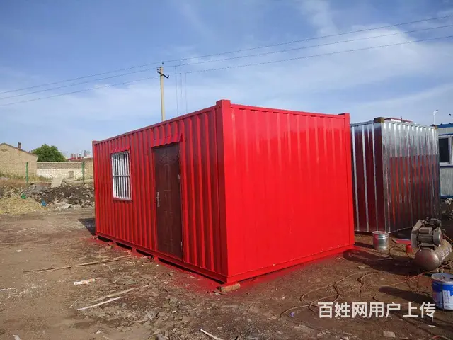 包头彩钢集装箱，包头住人集装箱房，移动吊装房 - 图片 2