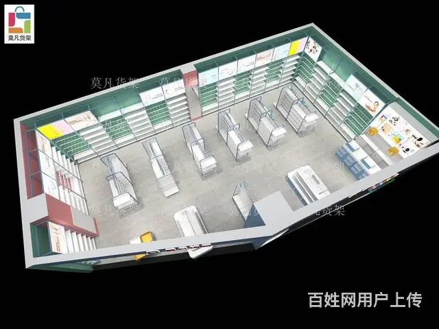 饰品店中岛柜陈列架工艺简单-莫凡货架实力厂家可定做 - 图片 5