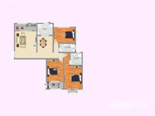 吾悦旁大名城 边户南北通透 全新豪装 全天才光 双阳台有钥匙 - 图片 10