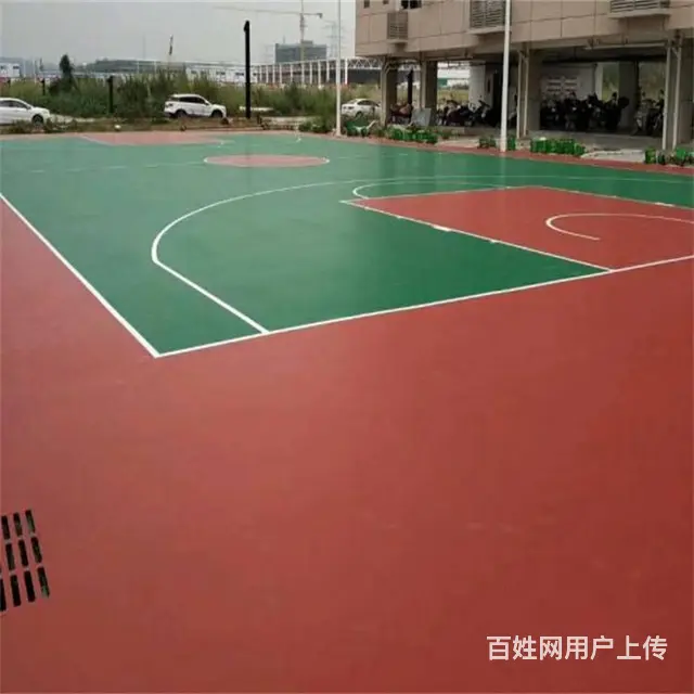 球场弹性地面施工 泰安财通地坪公司 - 图片 3