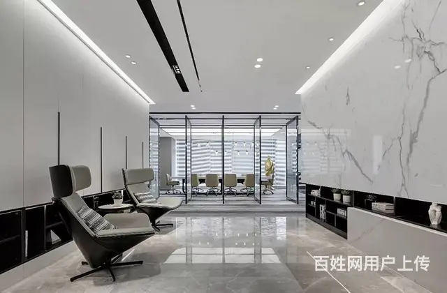 淄博张店办公室商务空间设计 - 图片 1