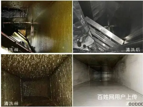 昆山花桥镇酒店饭店油烟罩清洗 商场油烟管道清洗 - 图片 2