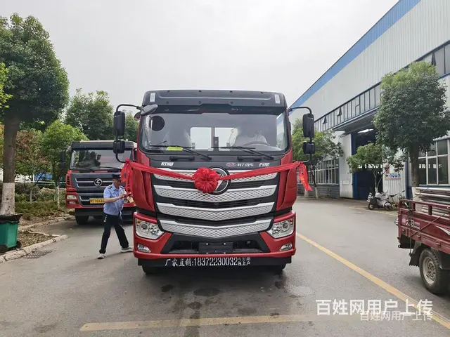徐州新款福田欧曼平板车 玉柴200马力拉150挖机拖车 - 图片 3