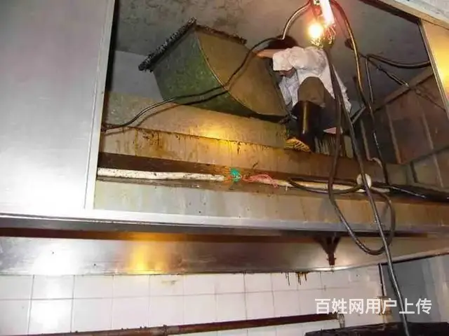 昆山巴城酒店餐厅油烟机清洗公司 商场油烟管道清洗 - 图片 1