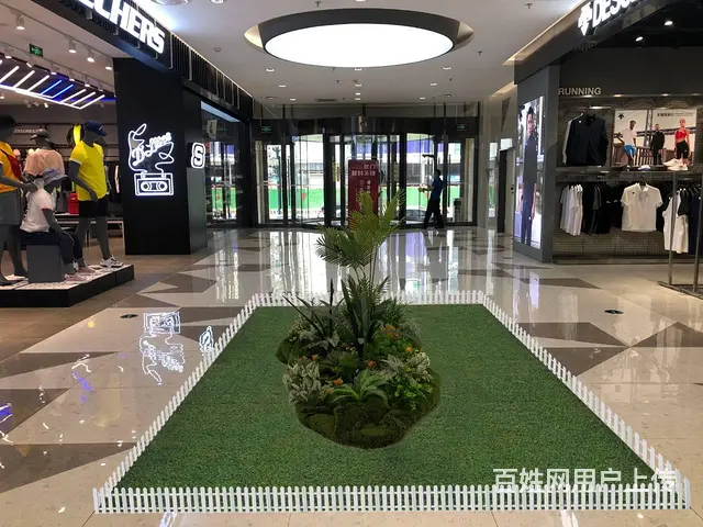仿真植物墙室内外绿植墙沈阳绿雕雕塑园林景观仿真草坪 - 图片 4