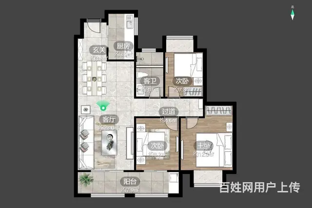 朗诗競园旁 弘阳天下锦精装3室 中间楼层 总计醉低 - 图片 10