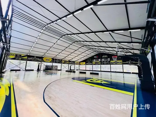 东三省承接篮球馆体育馆木地板打磨翻新防滑彩漆 - 图片 2