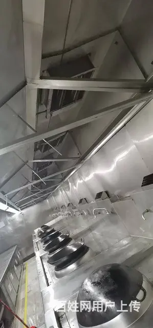 油烟机清洗饭店大排档二手厨房烟罩油烟管道净化器清洗 - 图片