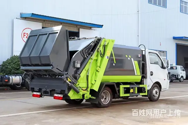 国六福田蓝牌 3吨压缩垃圾车 定做现车出售 - 图片 4