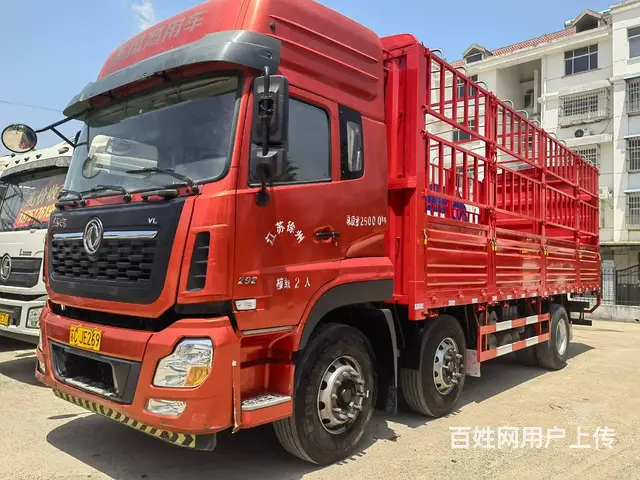 19年3月东风天龙国五7.7米前四后四高栏货车 - 图片 1