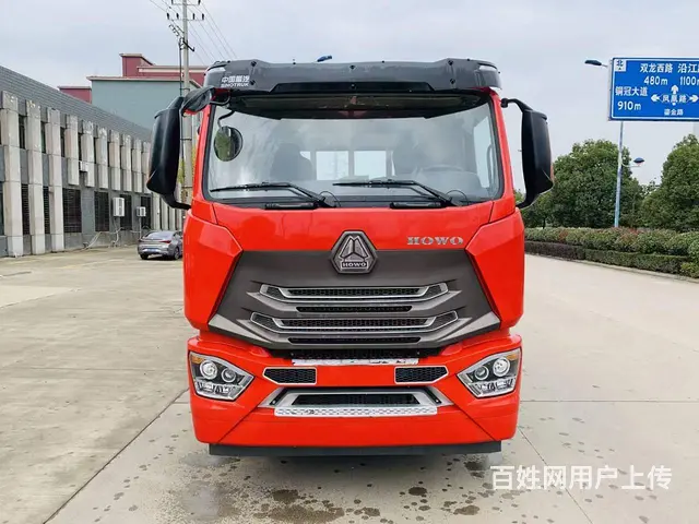 国六重汽平板车 板长9米低平板拉大型工程机械运输车 - 图片 6