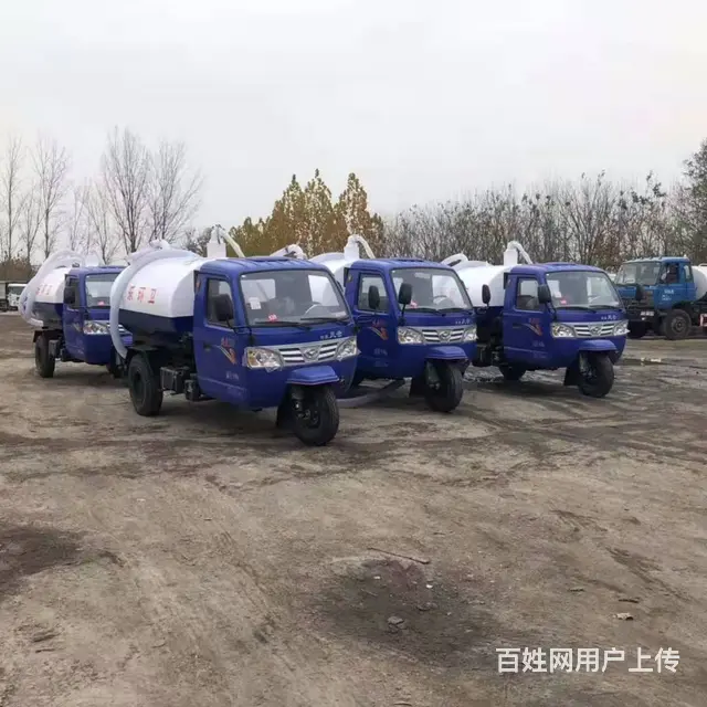 厂家供应三轮吸粪车 半封闭式小型农用柴油吸粪车 - 图片 2