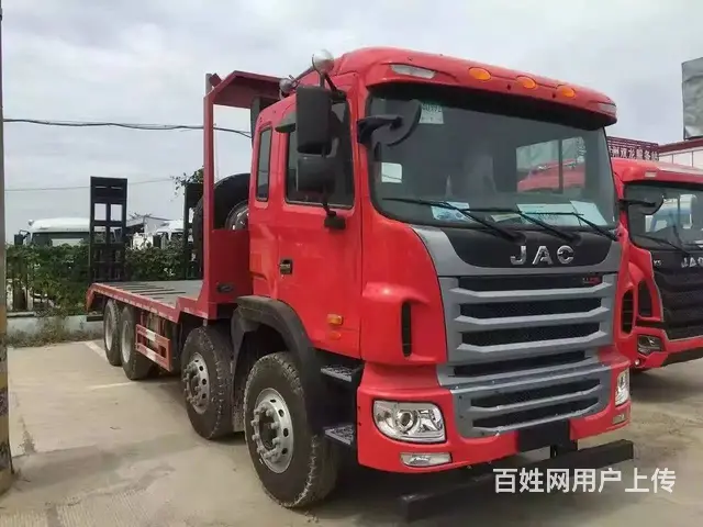 新款江淮前四后八挖机平板拖车 挖机拖板车来啦 - 图片 3