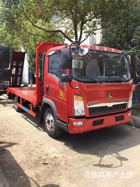 拉挖机的蓝牌平板车后八轮平板前四后八平板车 - 图片 4