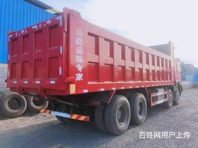 18年国五红岩杰狮C500前四后八自卸车430马力 - 图片 8