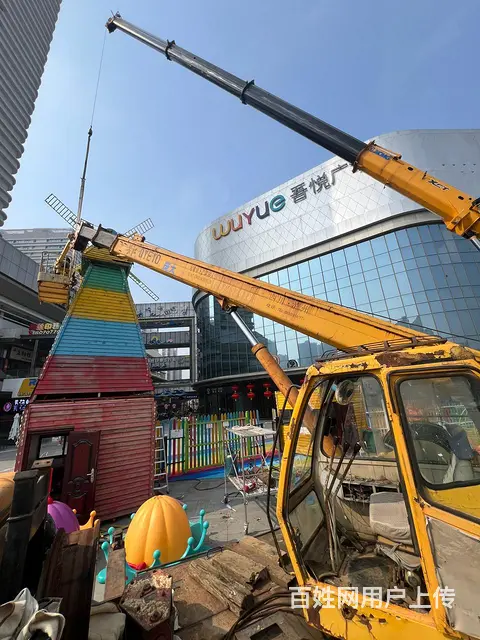 北海吊车，叉车，随车吊，高空作业车出租 - 图片 2