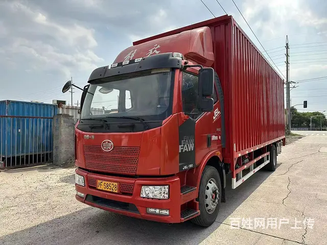 低价卖20年8月8.2米厢式解放j6 电动双飞 - 图片 1