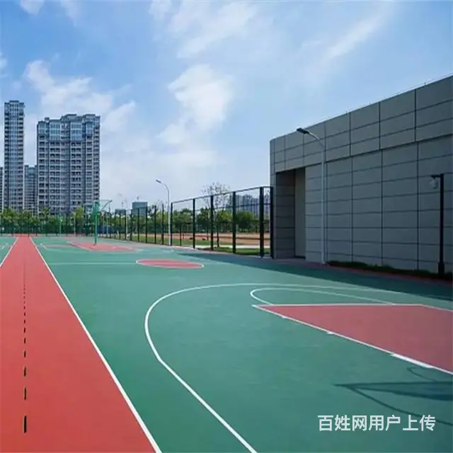 泰安篮球场建设-肥城硅pu篮球场翻新-各类球场 - 图片 5