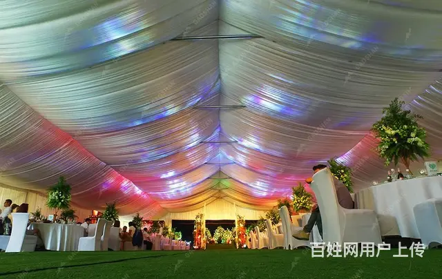 户外婚礼篷房 尖顶安检帐篷 啤酒大篷搭建 可租可售 - 图片 2