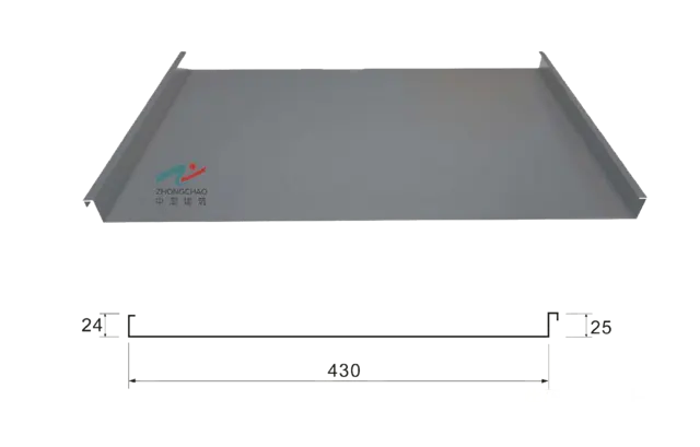铝镁锰板金属屋面板高矮立边合金板 - 图片 5