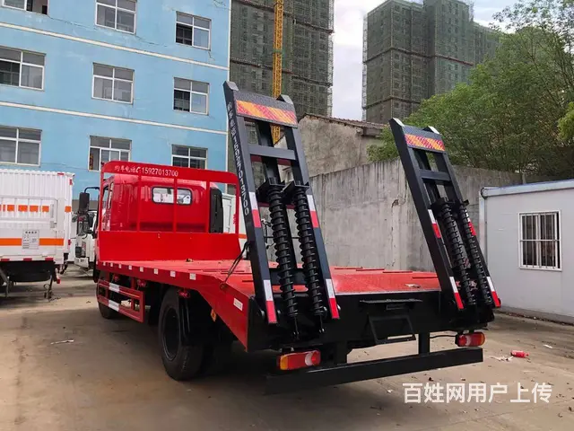 东风商用挖掘机平板车135挖机拖车5米4挖机拖车 - 图片 9