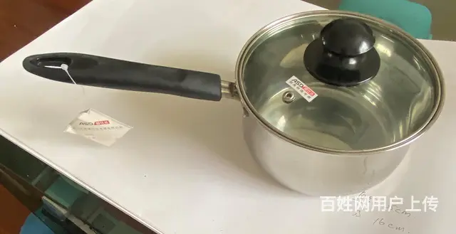 全新爱仕达牌有柄不锈钢汤锅 - 图片 1