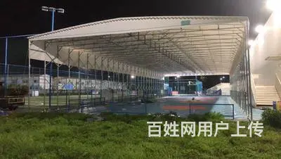 大型仓库棚停车棚物流棚膜结构景观棚夜宵烧烤棚仓库棚 - 图片 5