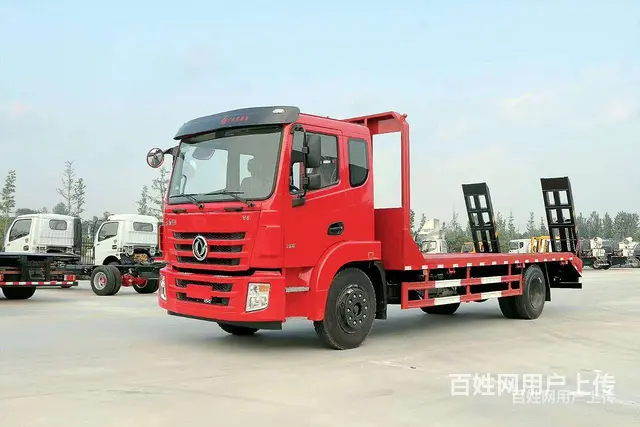 国六东风单桥 挖机平板运输车 厂家电话是多少 - 图片 6