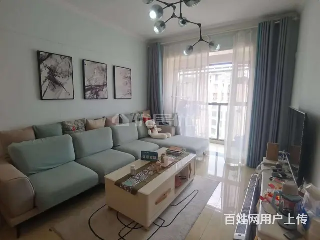 金色海岸一室两厅，精装高层，拎包入住，新，实拍实价 - 图片 1