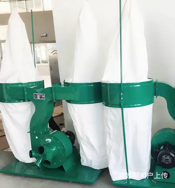 批发双桶布袋木工吸尘器小型工业设备裁板机锯木吸尘器 - 图片 3