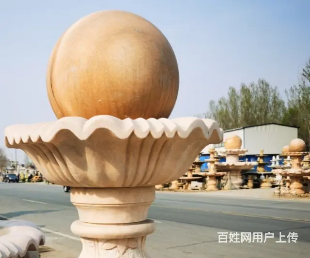 石雕风水球#景观装饰#喷水转运球# - 图片 3