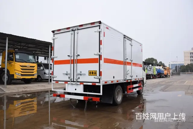 国六单桥可装10吨危险品厢式车厂家直销 - 图片 2