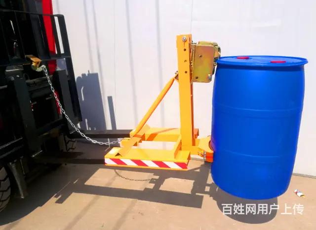 叉车鹰嘴夹具油桶吊具电动油桶堆高车简易油桶搬运车 - 图片 8