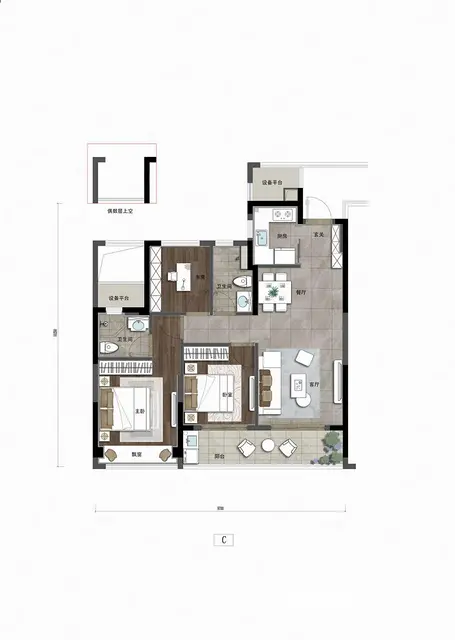 萧山南部新城 品质标杆楼盘 精装修地暖新风中央空调 - 图片 11