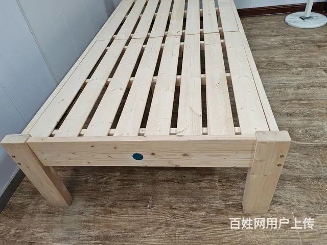 单人实木床 - 图片 3