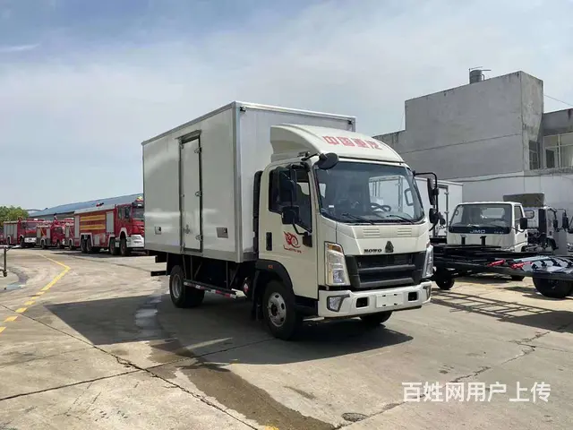 重汽豪沃蓝牌冷藏车 跑冷链运输蔬菜水果 可分期 - 图片 3