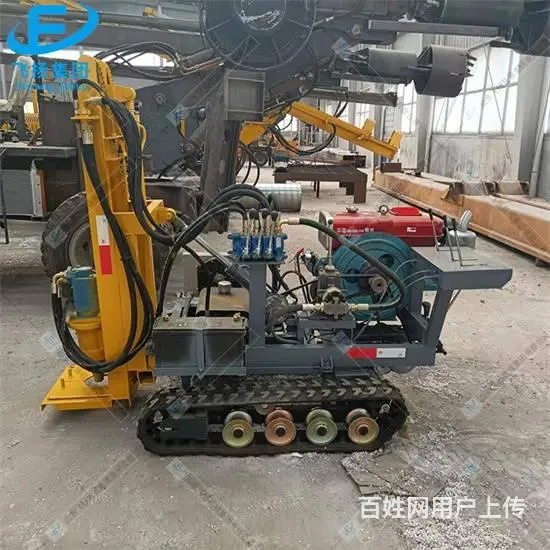 飞扬履带式气动潜孔钻机 液压回转工程岩石钻孔机 - 图片 2
