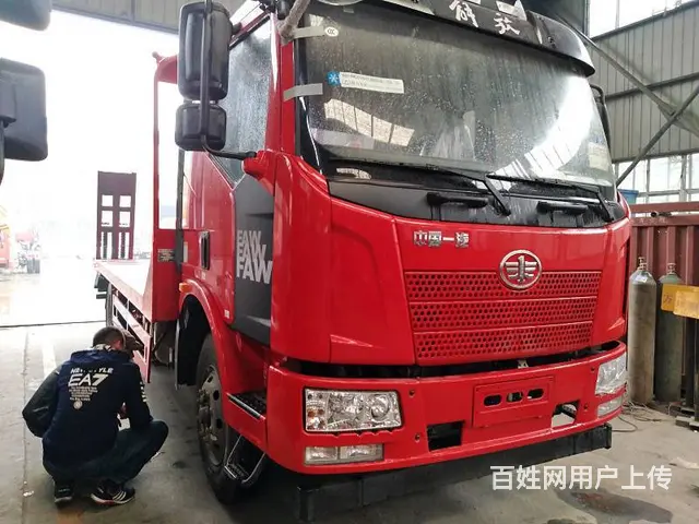 解放单桥拉15吨挖机平板车 厂家降价 欢迎选购 - 图片 10