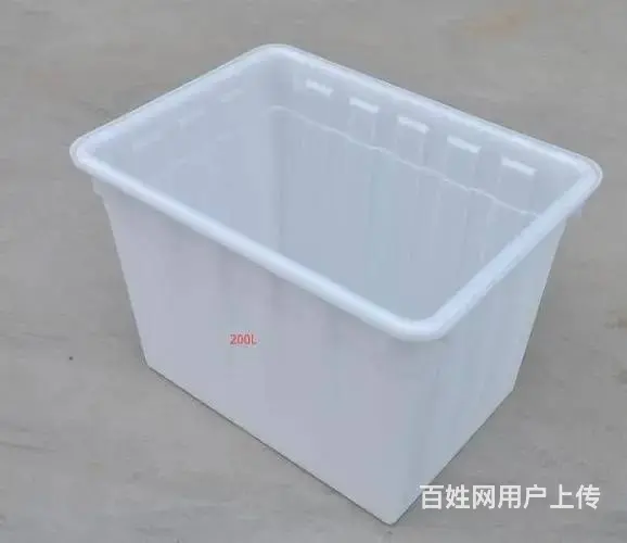 塑料冷藏箱塑料折叠箱双色颠倒箱斜插箱周转塑料箱水箱 - 图片 4