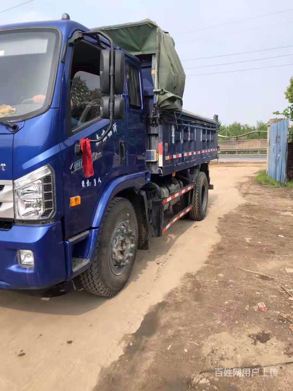 泰安1月刚上牌时代金刚160 4.3米大黄牌自卸车