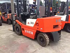二手合力3吨柴油叉车 二手叉车举高4米带左右侧移便